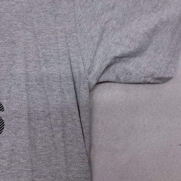 Adidas Casual Short Sleeve Graphic T-Shirt Adult Mens Size Large L Gray - Picture 5 of 9